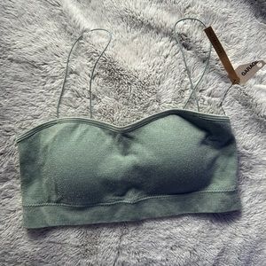 NEVER WORN! Super cute and sparkly going out top/bra!